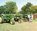 Row 3 of tractors