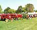 Row 4 of tractors
